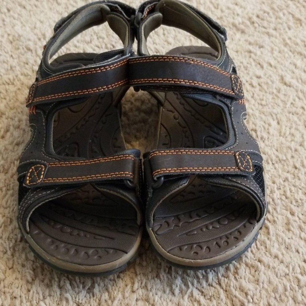Boy's Sandals size 3 MED Sonoma Brown Velcro